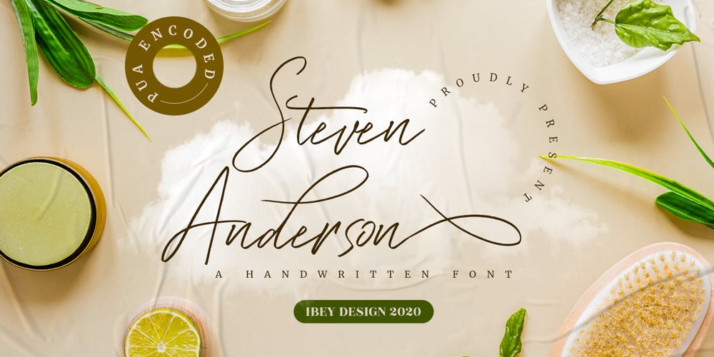 Steven Anderson font