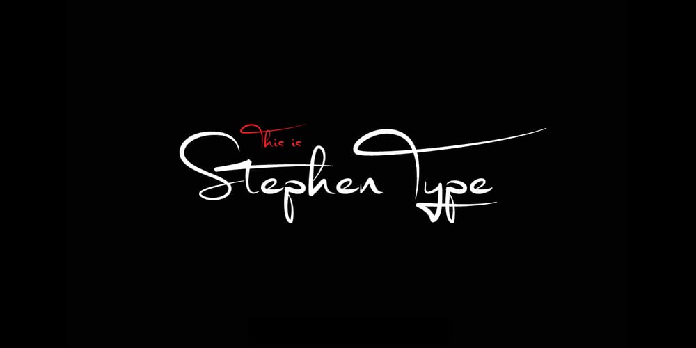 Stephen Type font