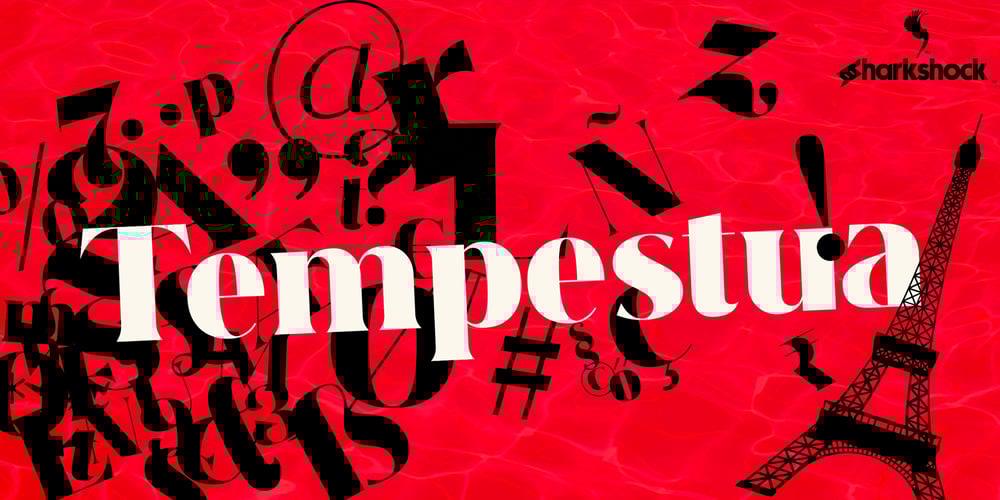 Tempestua font