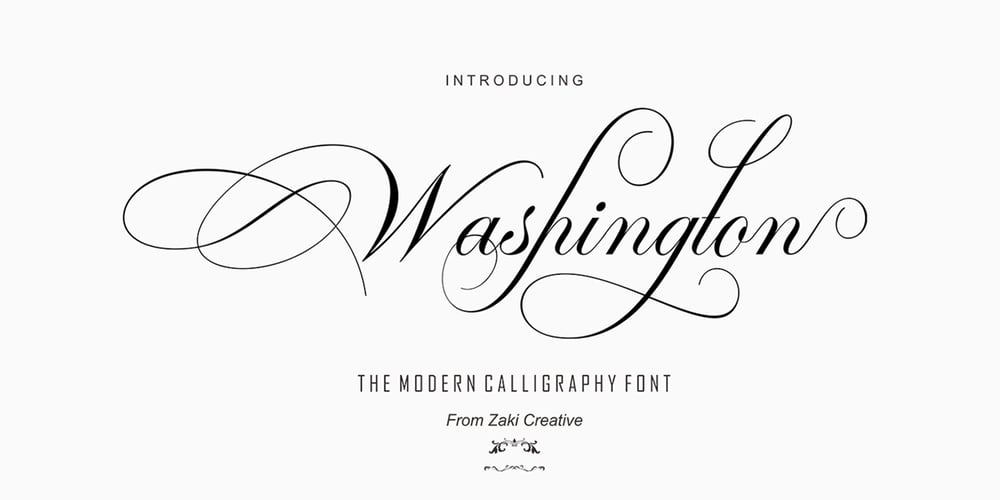 Washington Lumut font