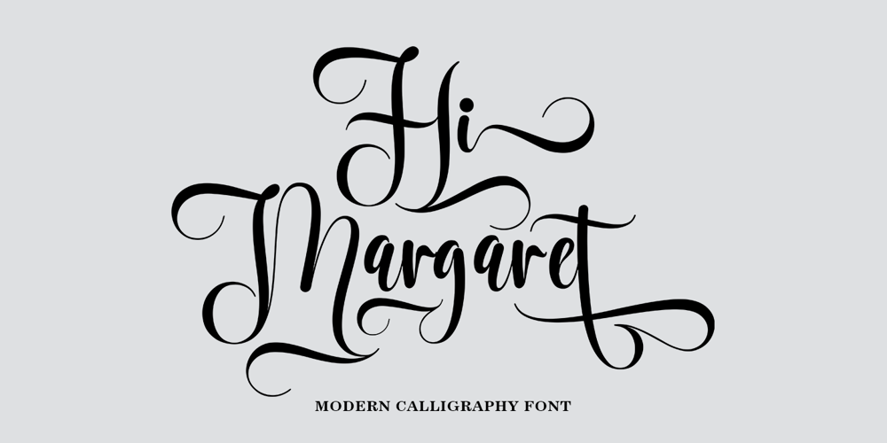Hi Margaret font
