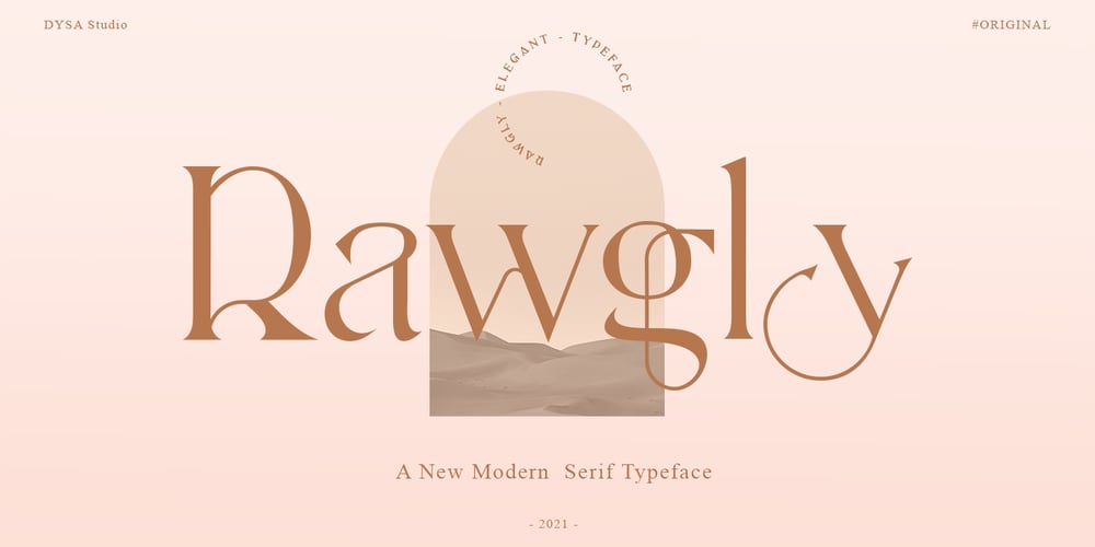 Rawgly font