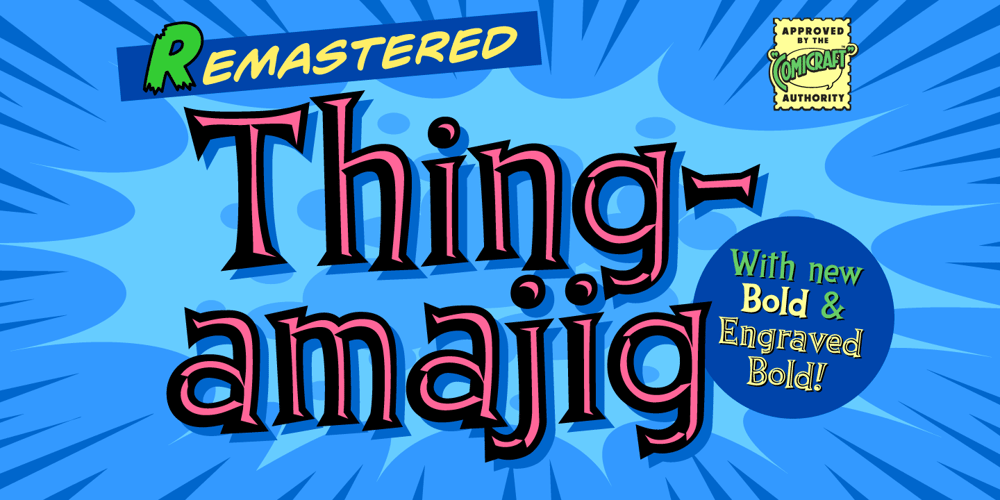 Thingamajig font