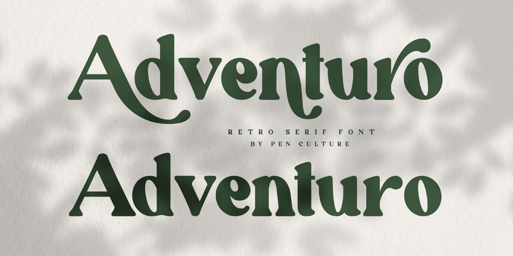 Adventuro font