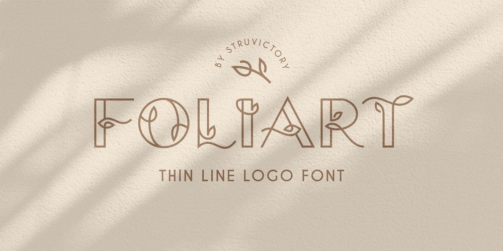 Foliart font