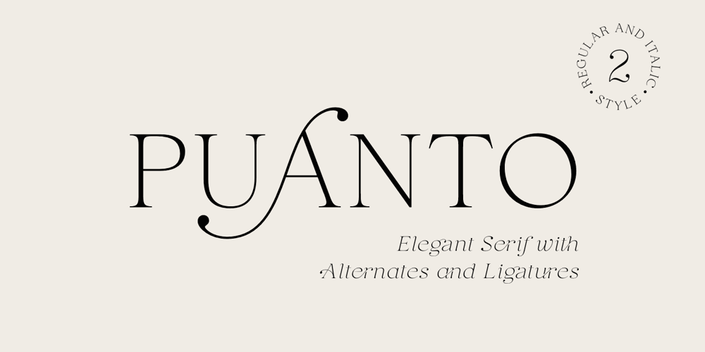 Puanto font