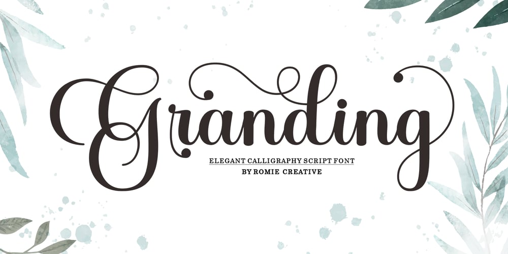 Granding Script font