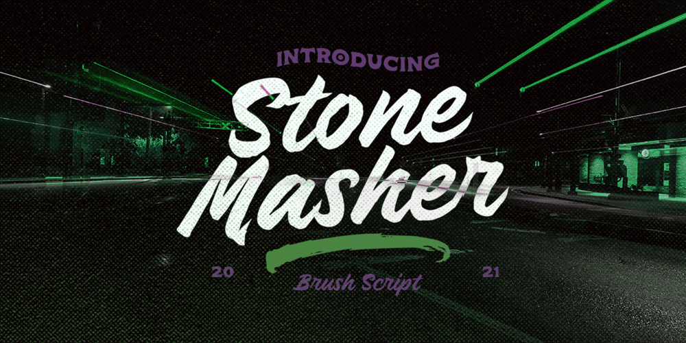 Stone Masher font