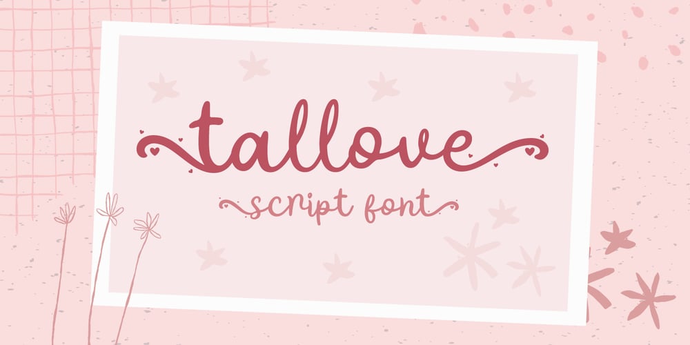 Tallove font