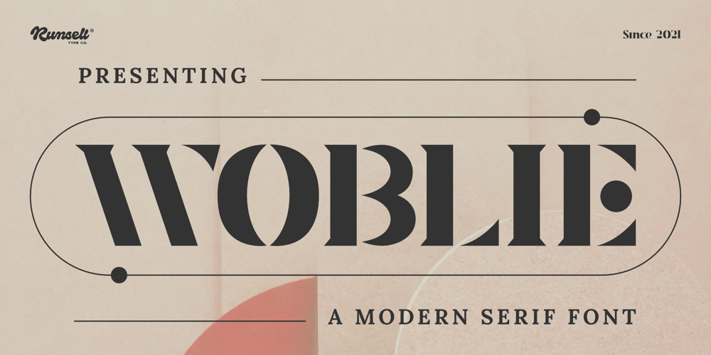 Woblie font