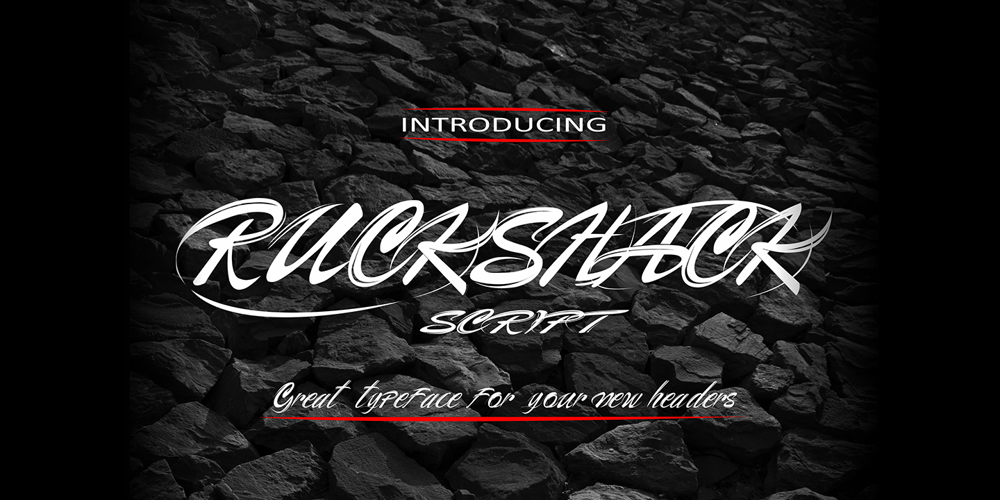 Ruckshack font