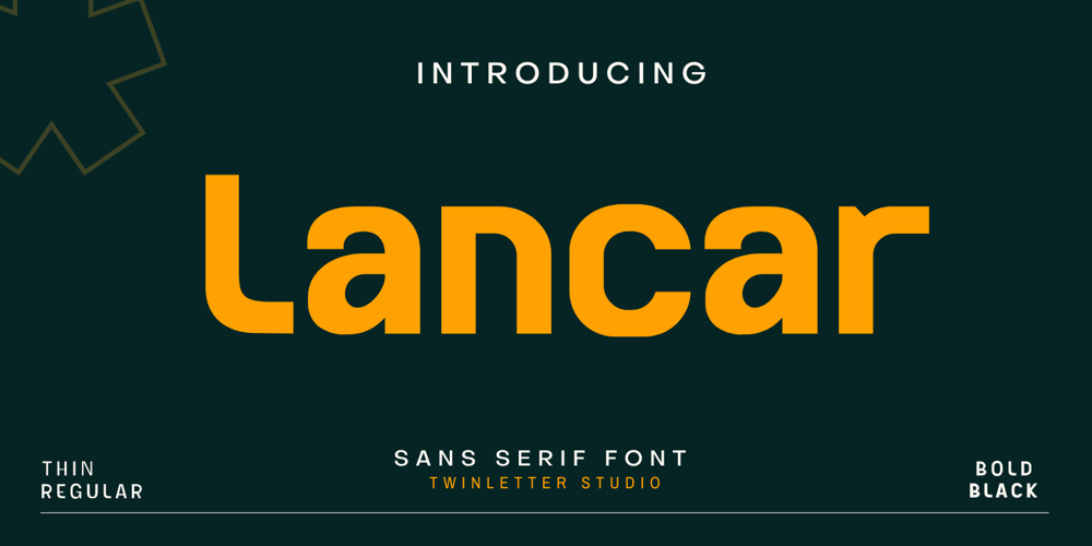 Lancar font