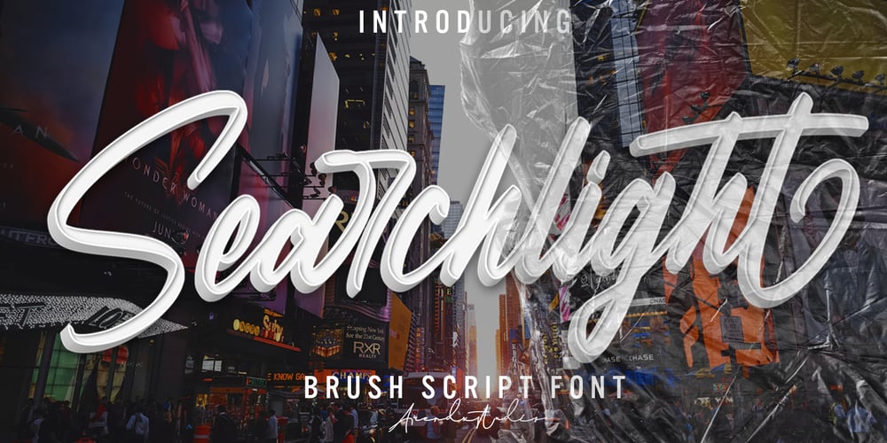 Searchlight font