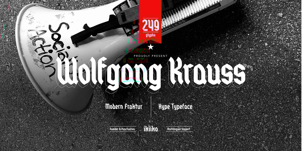 Wolfgang Krauss font