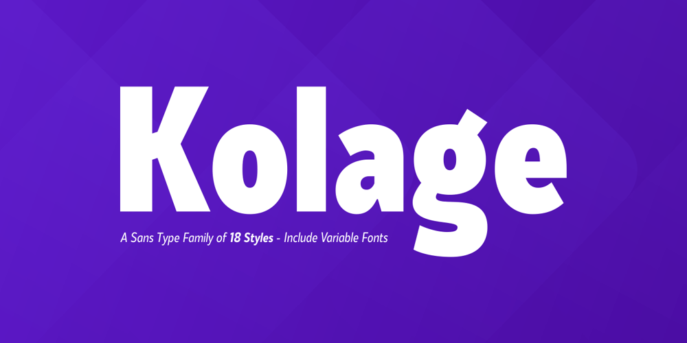Kolage font