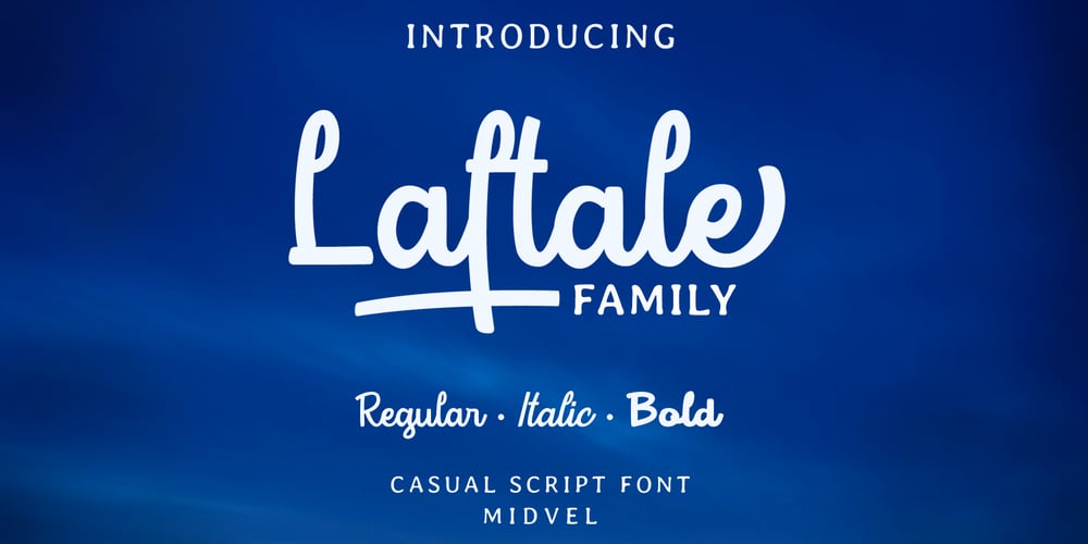 Laftale font
