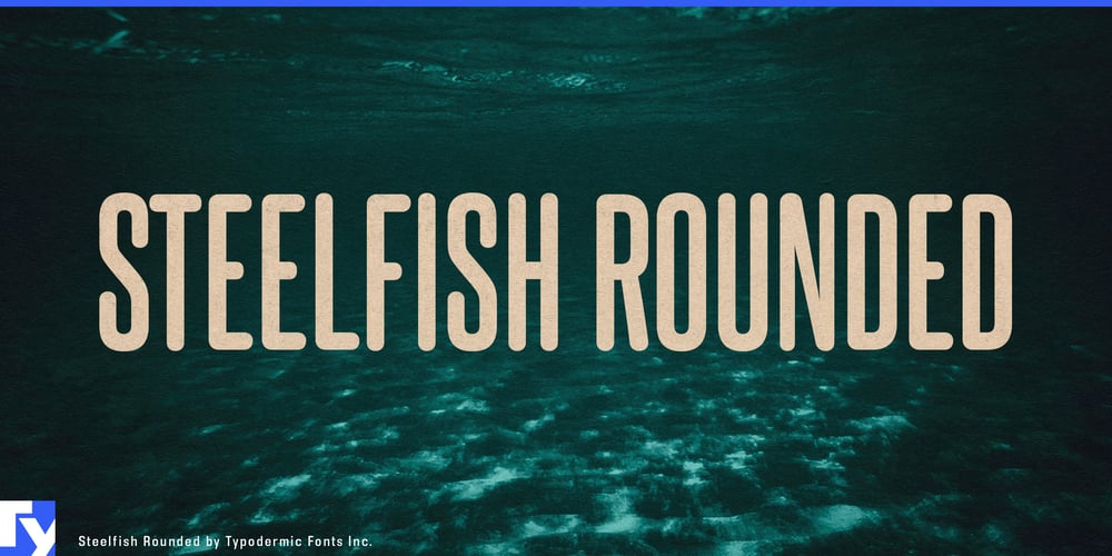 Steelfish Rounded font