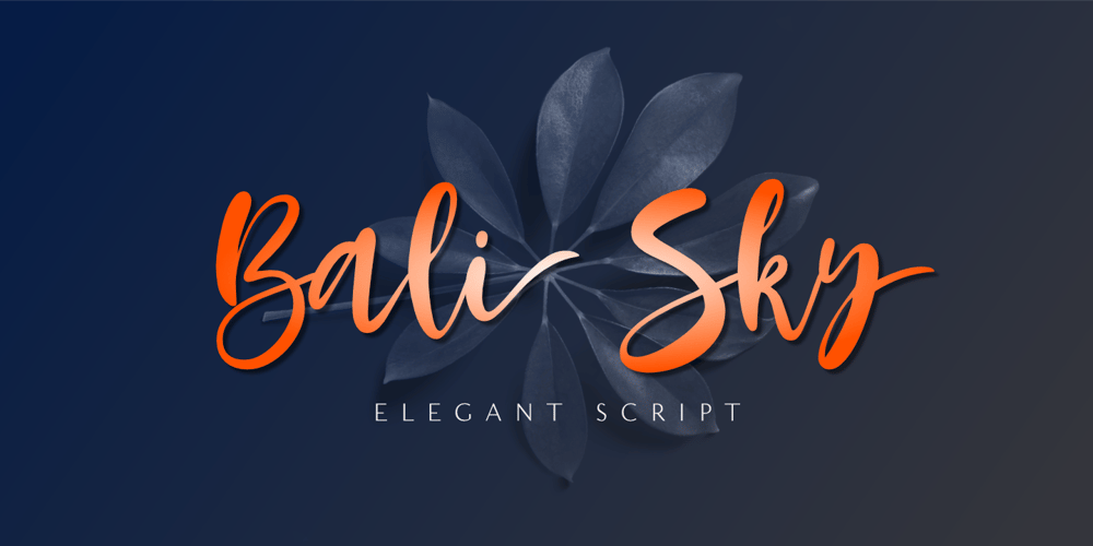 Bali Sky font
