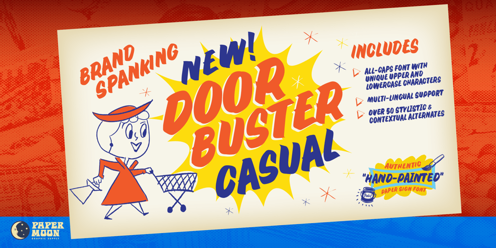 PM Doorbuster Casual font