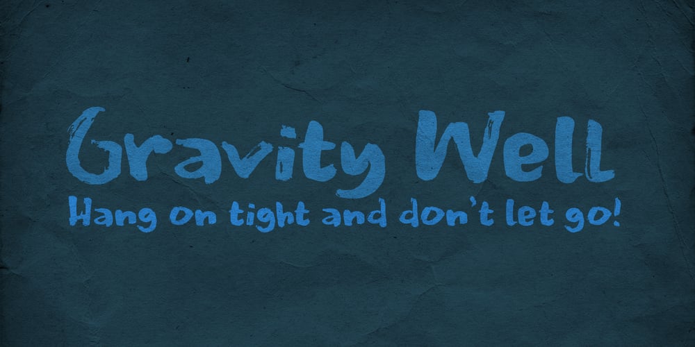 Gravity Well font