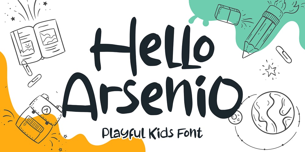 Hello Arsenio font