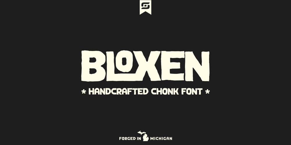 Bloxen font