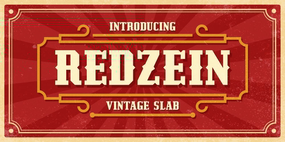 Redzein font