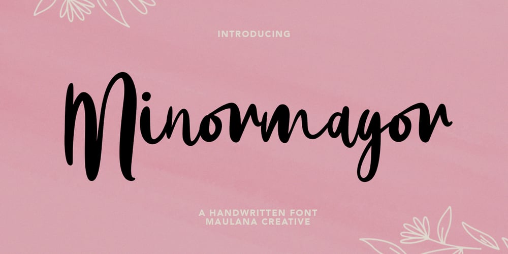 Minormayor font
