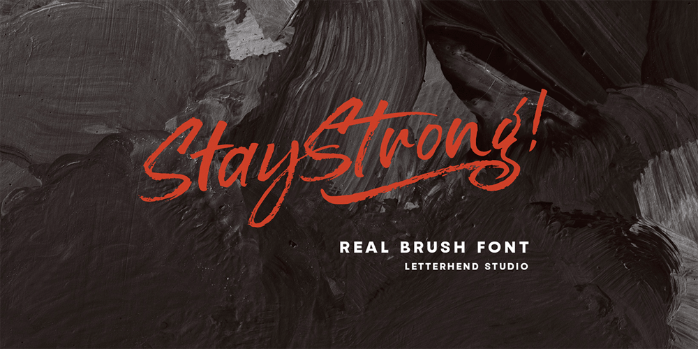 Stay Strong font
