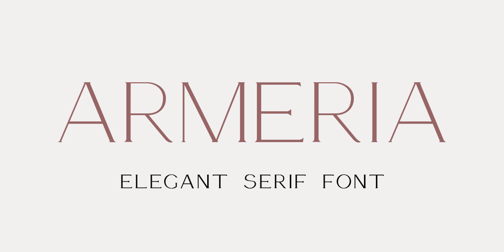 Armeria font