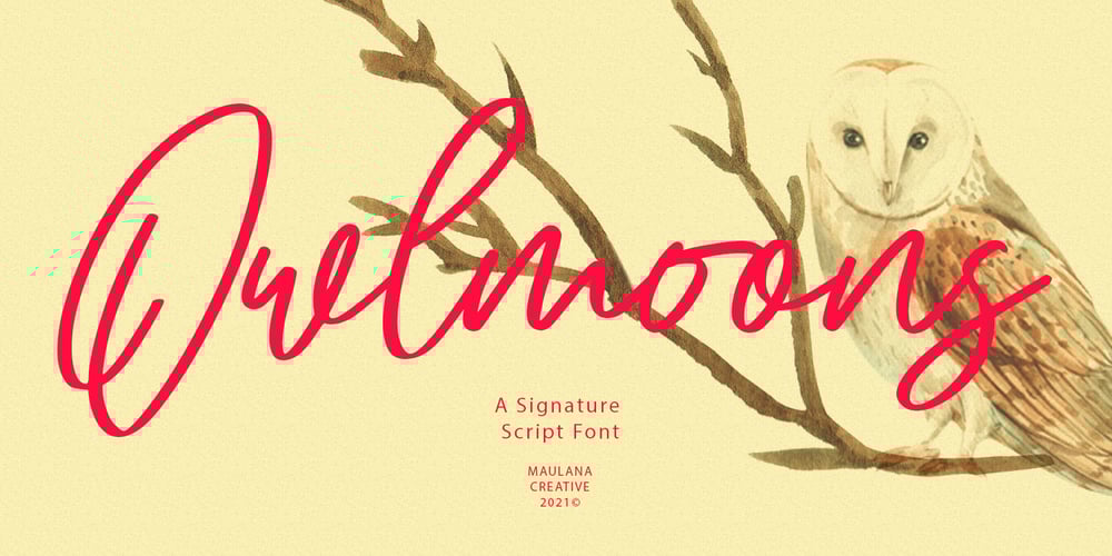 Owlmoons font