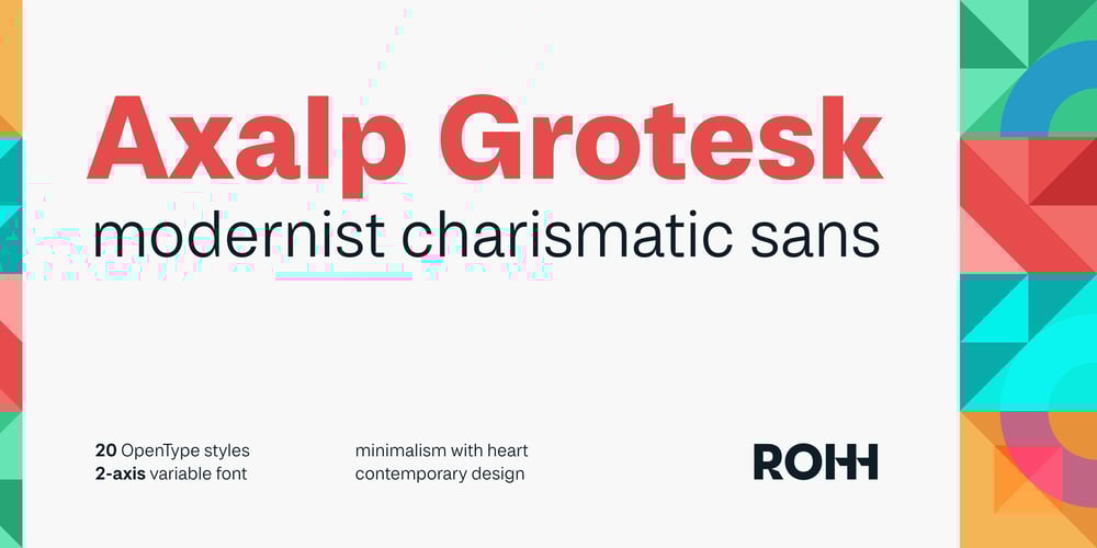 Axalp Grotesk font