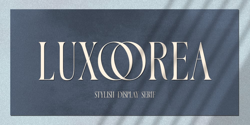Luxoorea font
