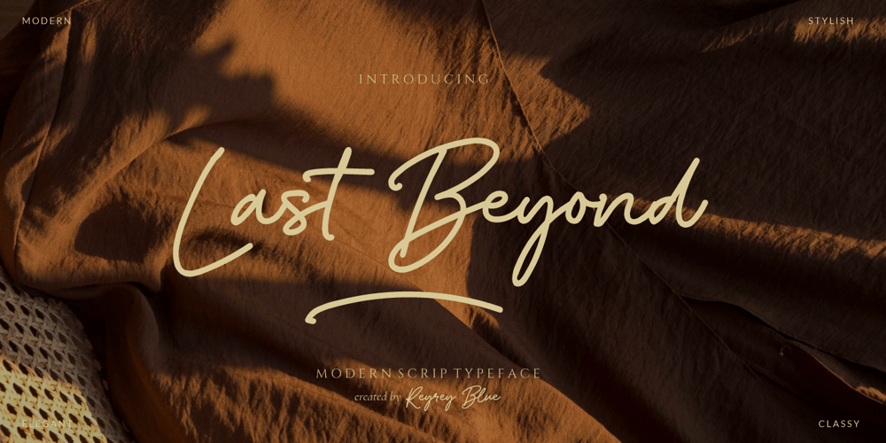Last Beyond font