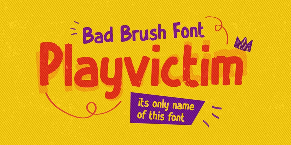 Playvictim font