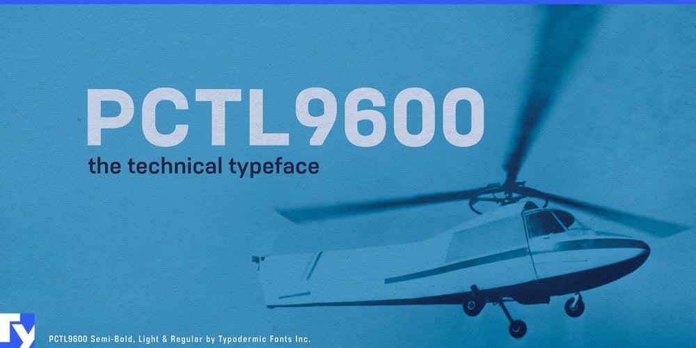 Pctl9600 font
