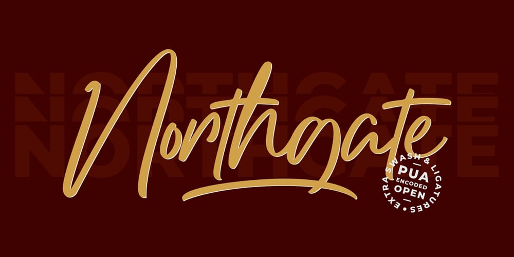 Northgate font