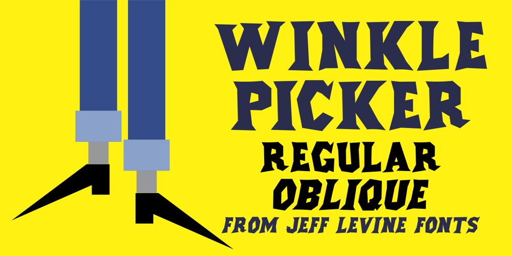 Winkle Picker JNL font