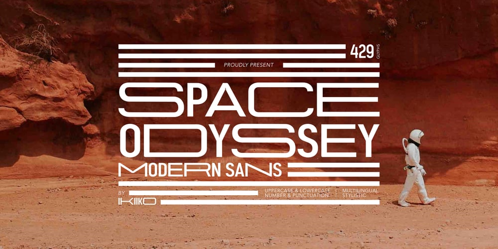 Space Odyssey font