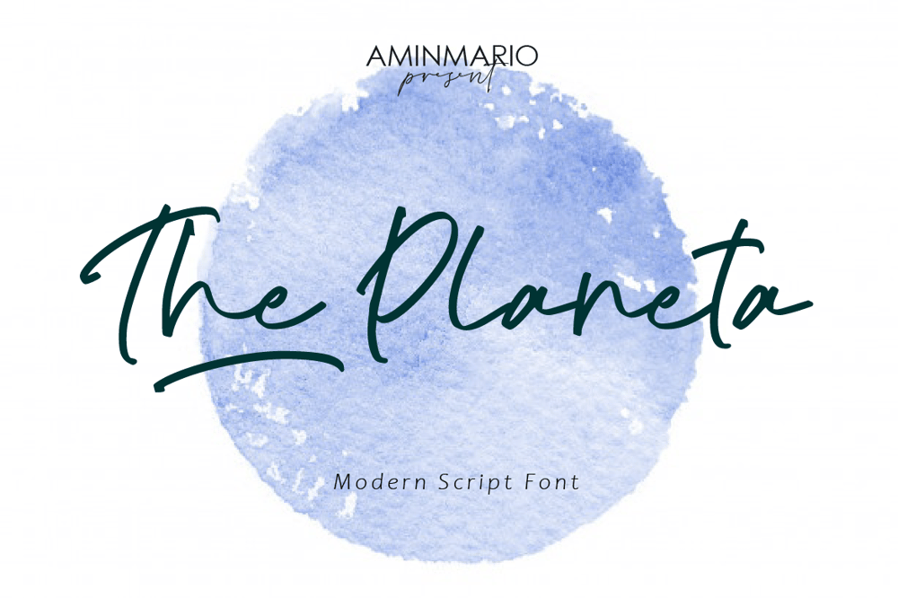 The Planeta font