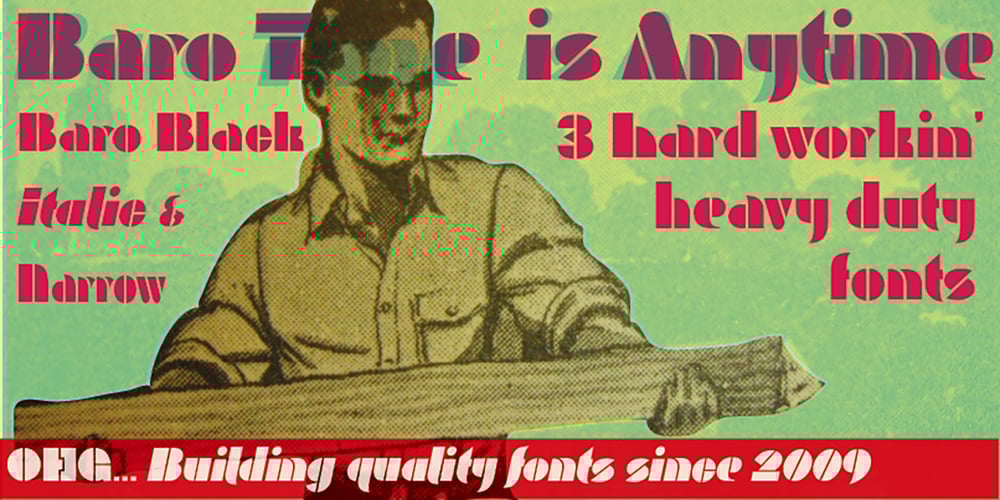 Baro B font