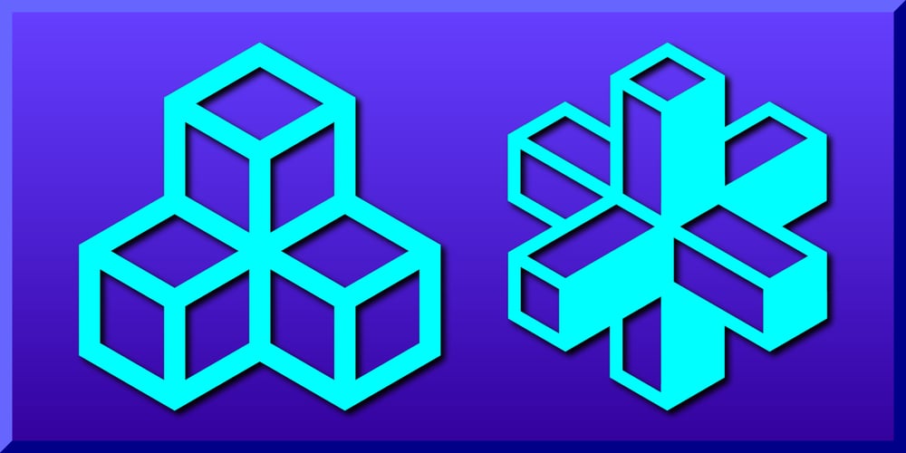 Isometric Ornaments font