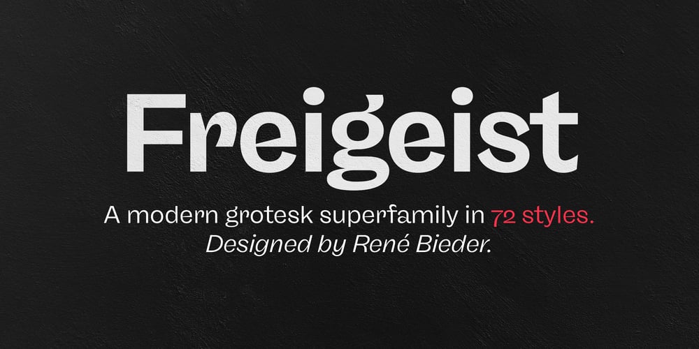 Freigeist font