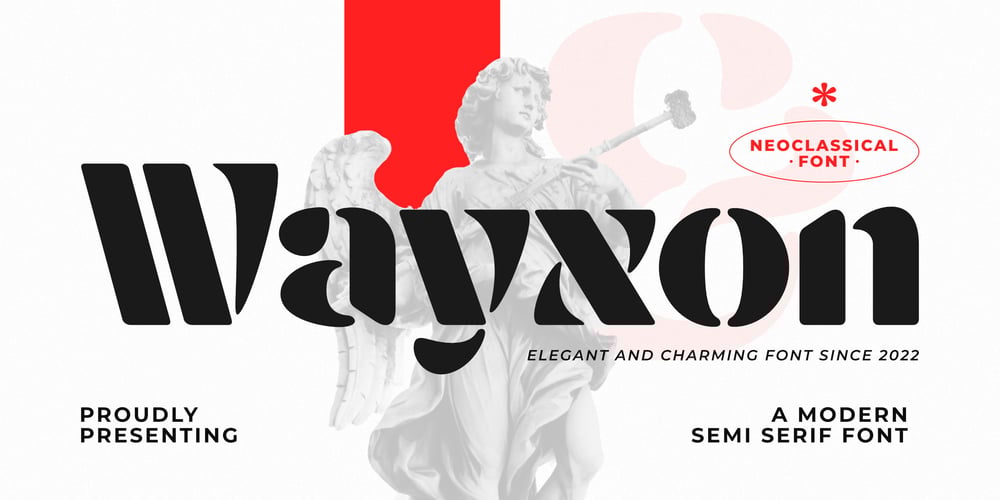 Wayxon font