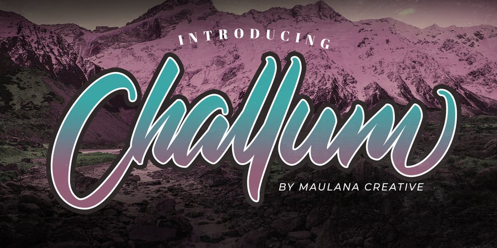 Challum font