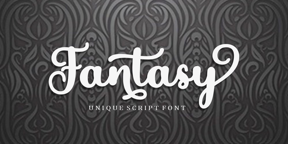 Fantasy Script font
