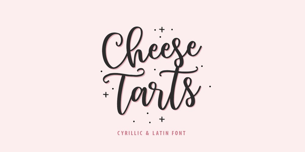 Cheese Tarts font
