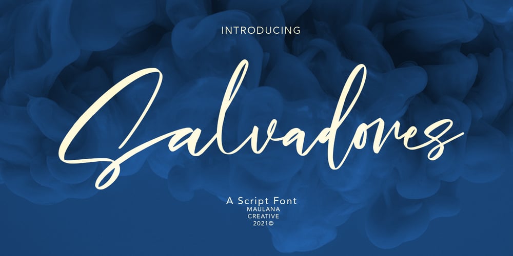 Salvadores font