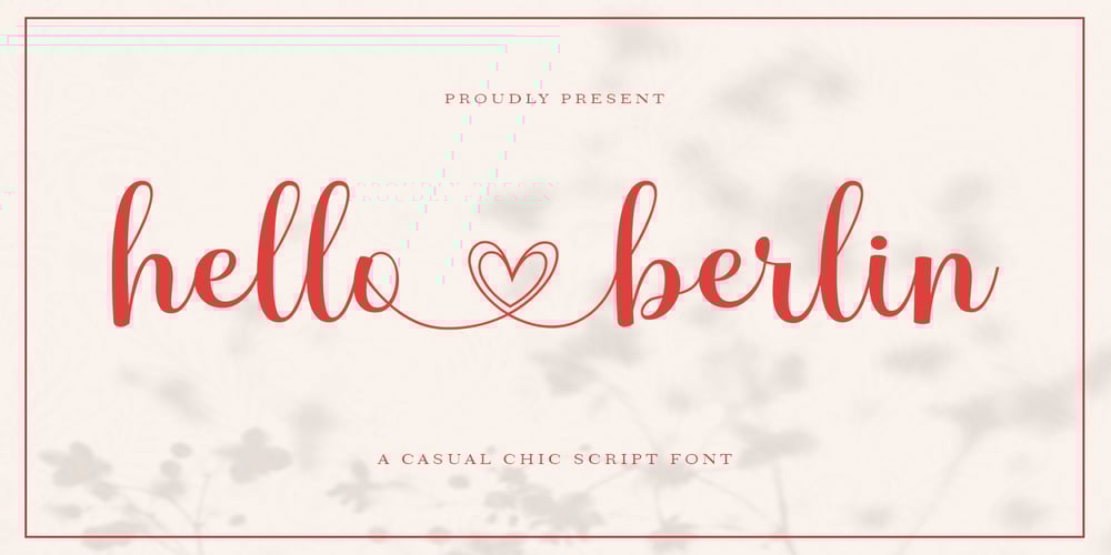 Hello Berlin font