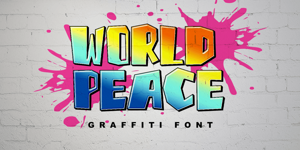 World Peace font